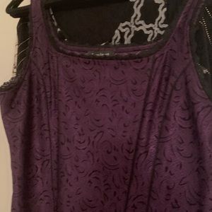 White House Black Market -Purple Tank